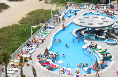 Hotel BLUE Oceanfront Pool and Swim Up Pool Bar